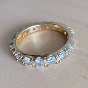 Pandora diamond gold ring